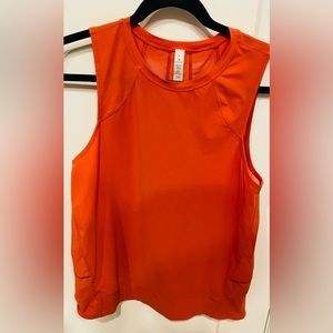 Sculpt Lululemon Orange/Red Tank Top Size 6